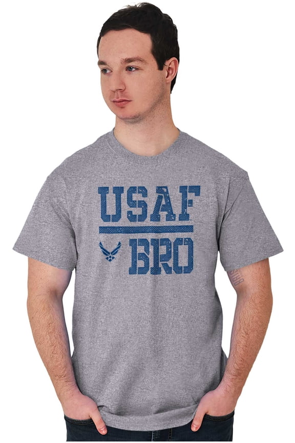 US Air Force USAF Bro Brother Men's Graphic T Shirt Tees Brisco Brands L
