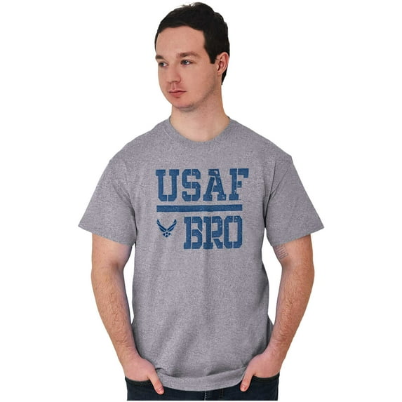 US Air Force USAF Bro Brother Men's Graphic T Shirt Tees Brisco Brands S