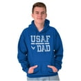 thumbnail image 1 of US Air Force USAF Dad Military Father Men Big & Tall Graphic Hoodie Brisco Brands 5X, 1 of 5