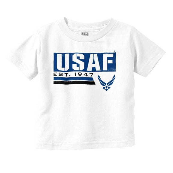 US Air Force USAF Est 1947 Logo Toddler Boy Girl T Shirt Infant Toddler Brisco Brands 5T