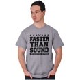 thumbnail image 1 of US Air Force USAF Faster Than Sound Men's Graphic T Shirt Tees Brisco Brands S, 1 of 6