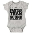 thumbnail image 1 of US Air Force USAF Faster Than Sound Romper Boys or Girls Infant Baby Brisco Brands 12M, 1 of 6