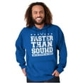 thumbnail image 1 of US Air Force USAF Faster Than Sound Unisex Plus Fleece Graphic Hoodie Brisco Brands 3X, 1 of 5
