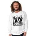 thumbnail image 1 of US Air Force USAF Faster Than Sound Unisex Plus Fleece Graphic Sweatshirt Brisco Brands 4X, 1 of 5