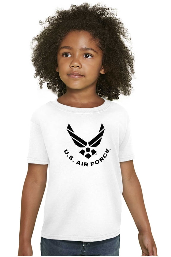 USAF Fly Fight Emblem Crewneck T Shirts Boy Girl Teen Brisco Brands S