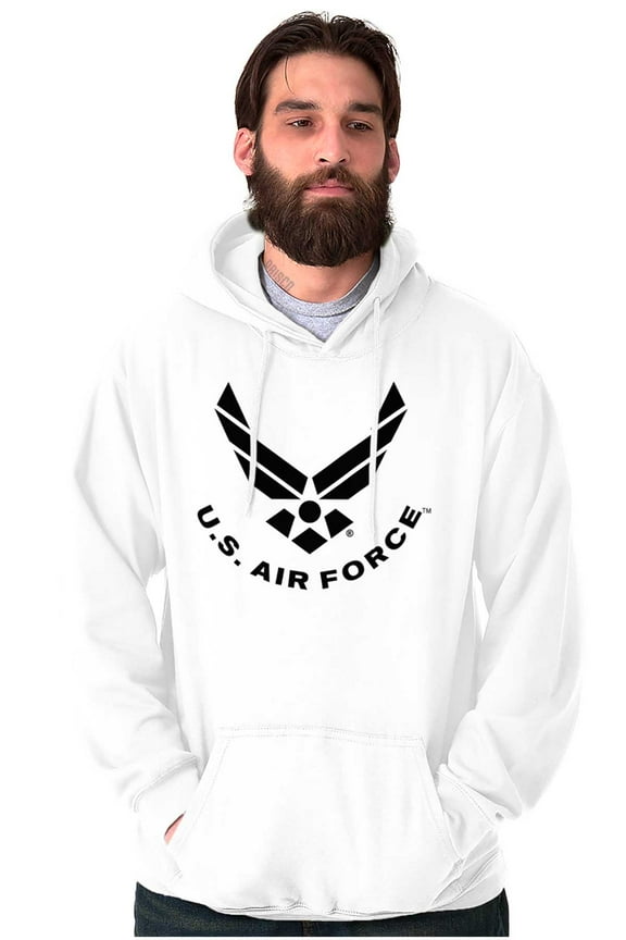 US Air Force USAF Fly Fight Emblem Hoodie Sweatshirt Women Men Brisco Brands L