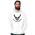 thumbnail image 1 of US Air Force USAF Fly Fight Emblem Hoodie Sweatshirt Women Men Brisco Brands M, 1 of 6