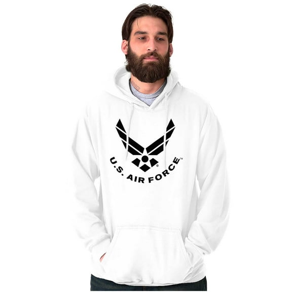 US Air Force USAF Fly Fight Emblem Hoodie Sweatshirt Women Men Brisco Brands M