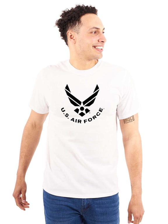 USAF Fly Fight Emblem Unisex Plus Size Graphic Tee Brisco Brands 2X