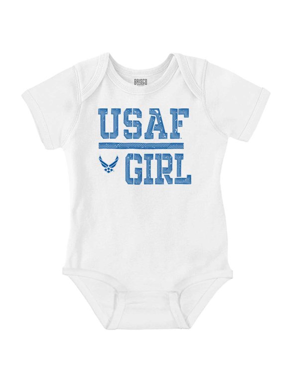 US Air Force USAF Girl Bodysuit Jumper Girls Infant Baby Brisco Brands 12M