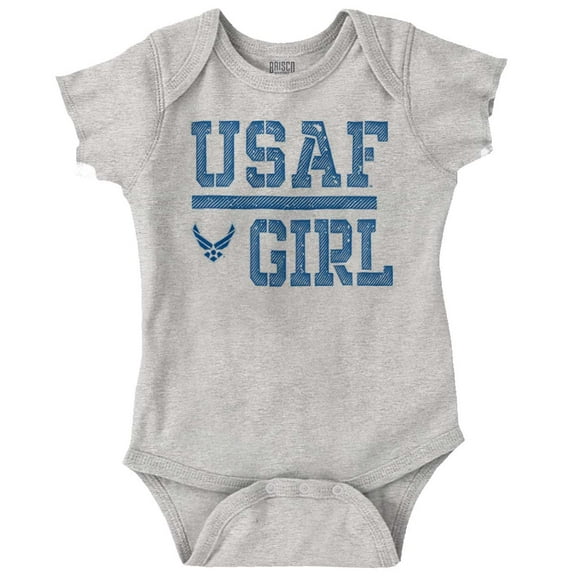US Air Force USAF Girl Bodysuit Jumper Girls Infant Baby Brisco Brands 12M
