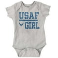 thumbnail image 1 of US Air Force USAF Girl Bodysuit Jumper Girls Infant Baby Brisco Brands 6M, 1 of 6