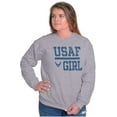 thumbnail image 1 of US Air Force USAF Girl Sweatshirt for Men or Women Brisco Brands L, 1 of 6