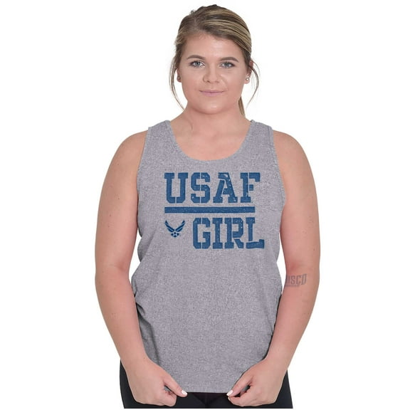 US Air Force USAF Girl Women Plus Size Tank Top Brisco Brands 2X