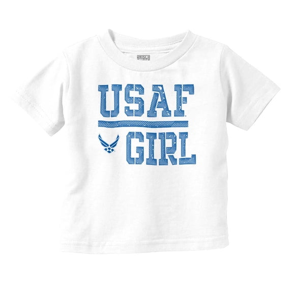 US Air Force USAF Girl Youth T Shirt Tee Girls Infant Toddler Brisco Brands 18M