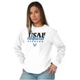 thumbnail image 1 of US Air Force USAF Girlfriend Pride Women's Long Sleeve T Shirt Brisco Brands L, 1 of 6
