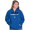 thumbnail image 1 of US Air Force USAF Girlfriend Pride Zip Hoodie Sweatshirt Women Brisco Brands S, 1 of 6