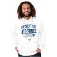 thumbnail image 1 of US Air Force USAF Logo Bald Eagle Hoodie Sweatshirt Women Men Brisco Brands M, 1 of 6