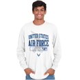 thumbnail image 1 of US Air Force USAF Logo Bald Eagle Long Sleeve TShirt Men Women Brisco Brands S, 1 of 6
