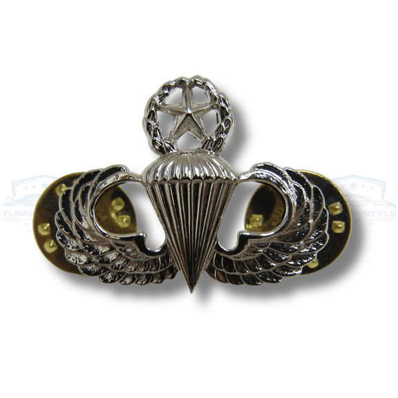 US Air Force USAF Master Parachutist Badge Stainless Steel Official Licensed