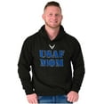 thumbnail image 1 of US Air Force USAF Mom Family Support Hoodie Sweatshirt Women Brisco Brands S, 1 of 6