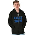 thumbnail image 1 of US Air Force USAF Mom Family Support Zip Hoodie Sweatshirt Women Brisco Brands S, 1 of 6