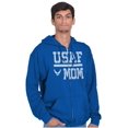 thumbnail image 1 of US Air Force USAF Mother Military Mom Zip Hoodie Sweatshirt Women Brisco Brands S, 1 of 6