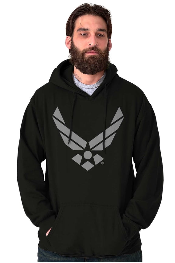USAF Official Symbol Unisex Plus Size Hoodie Brisco Brands 3X