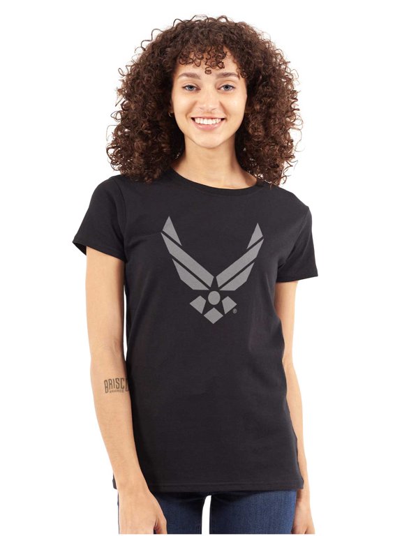 USAF Official Symbol Women's T Shirt Ladies Tee Brisco Brands M