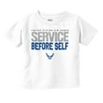 thumbnail image 1 of US Air Force USAF Service Before Self Toddler Boy Girl T Shirt Infant Toddler Brisco Brands 6M, 1 of 6
