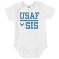 thumbnail image 1 of US Air Force USAF Sis Sister Bodysuit Jumper Girls Infant Baby Brisco Brands 12M, 1 of 6