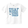 thumbnail image 1 of US Air Force USAF Sis Sister Youth T Shirt Tee Girls Infant Toddler Brisco Brands 2T, 1 of 6