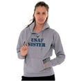 thumbnail image 1 of US Air Force USAF Sister Proud Sis Women Plus Size Graphic Pullover Hoodie Brisco Brands 3X, 1 of 3
