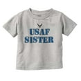 thumbnail image 1 of US Air Force USAF Sister Proud Sis Youth T Shirt Tee Girls Infant Toddler Brisco Brands 6M, 1 of 6