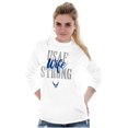 thumbnail image 1 of US Air Force USAF Strong Wife Women's Long Sleeve T Shirt Brisco Brands S, 1 of 6