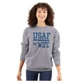 thumbnail image 1 of US Air Force USAF Wife Spouse Women Plus Size Sweatshirt Brisco Brands 2X, 1 of 5