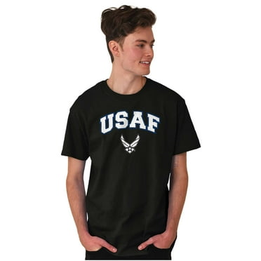 US Air Force USAF Wing Emblem Unisex Plus Size Graphic Tee Brisco Brands 2X