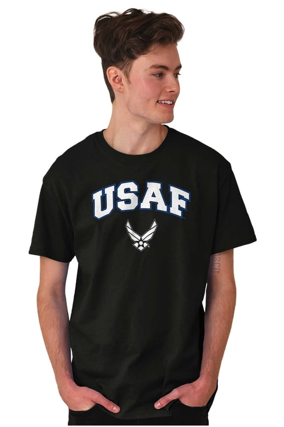 USAF Wing Emblem Unisex Plus Size Graphic Tee Brisco Brands 2X
