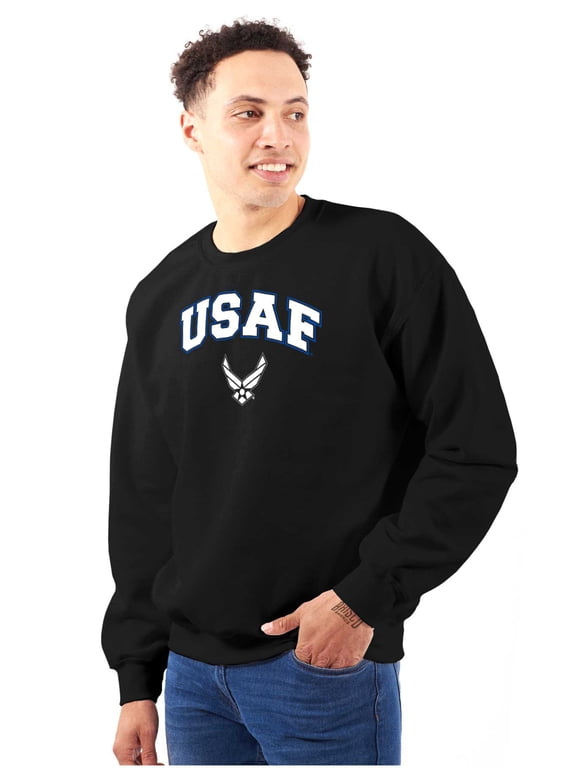 USAF Wing Emblem Unisex Plus Size Sweatshirt Brisco Brands 3X