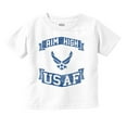 thumbnail image 1 of US Air Force USAF Wings Aim High Toddler Boy Girl T Shirt Infant Toddler Brisco Brands 12M, 1 of 6