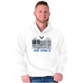 thumbnail image 1 of US Air Force United States Flag Hoodie Sweatshirt Women Men Brisco Brands M, 1 of 6