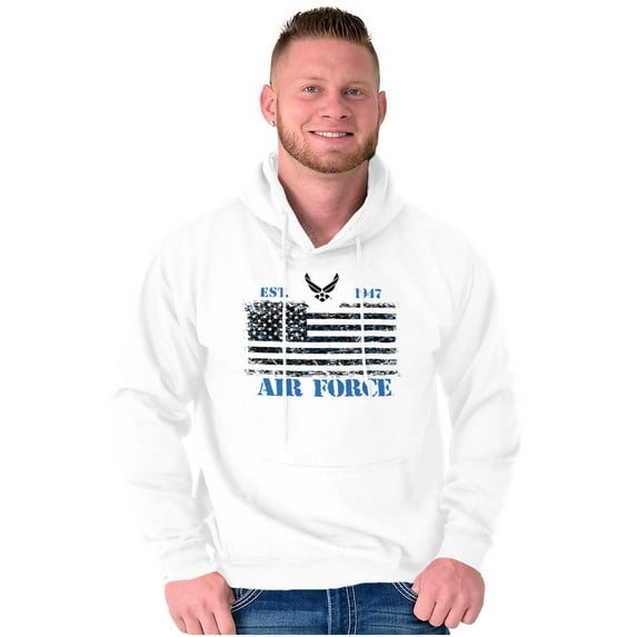 US Air Force United States Flag Hoodie Sweatshirt Women Men Brisco Brands M