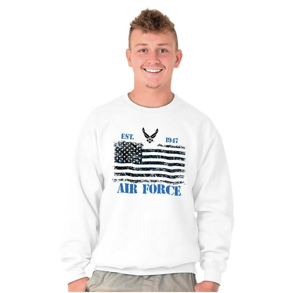 US Air Force United States Flag Sweatshirt for Men or Women Brisco Brands X