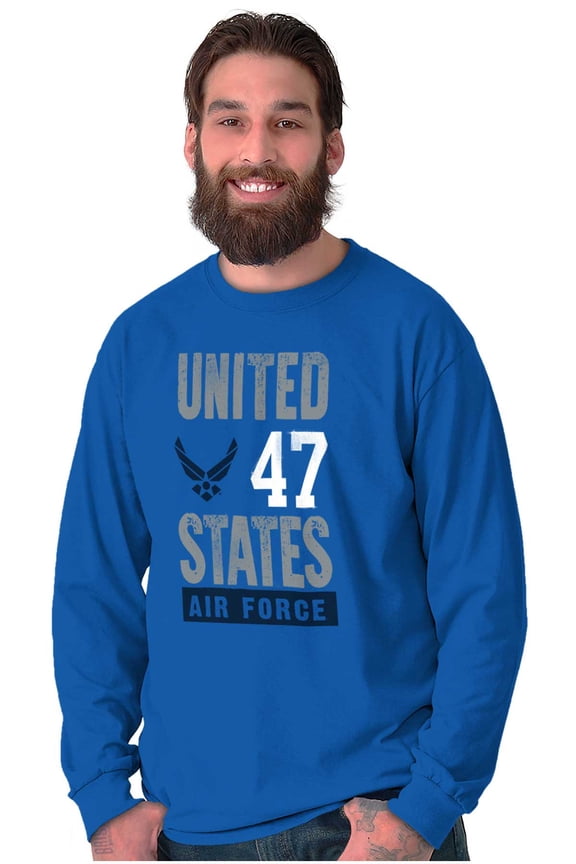 United States Wings Logo Long Sleeve TShirt Men Women Brisco Brands L