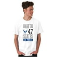 thumbnail image 1 of US Air Force United States Wings Logo Men's Graphic T Shirt Tees Brisco Brands M, 1 of 6