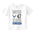 thumbnail image 1 of US Air Force United States Wings Logo Toddler Boy Girl T Shirt Infant Toddler Brisco Brands 6M, 1 of 6