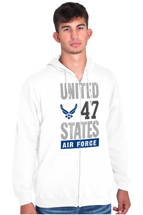 United States Wings Logo Zip Up Hoodie Men's Women's Brisco Brands M