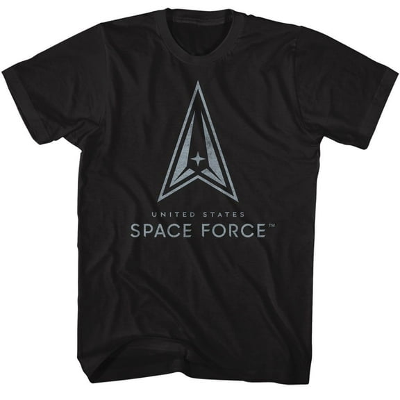US Air Force Us Space Force Black Adult T-Shirt 4Xl