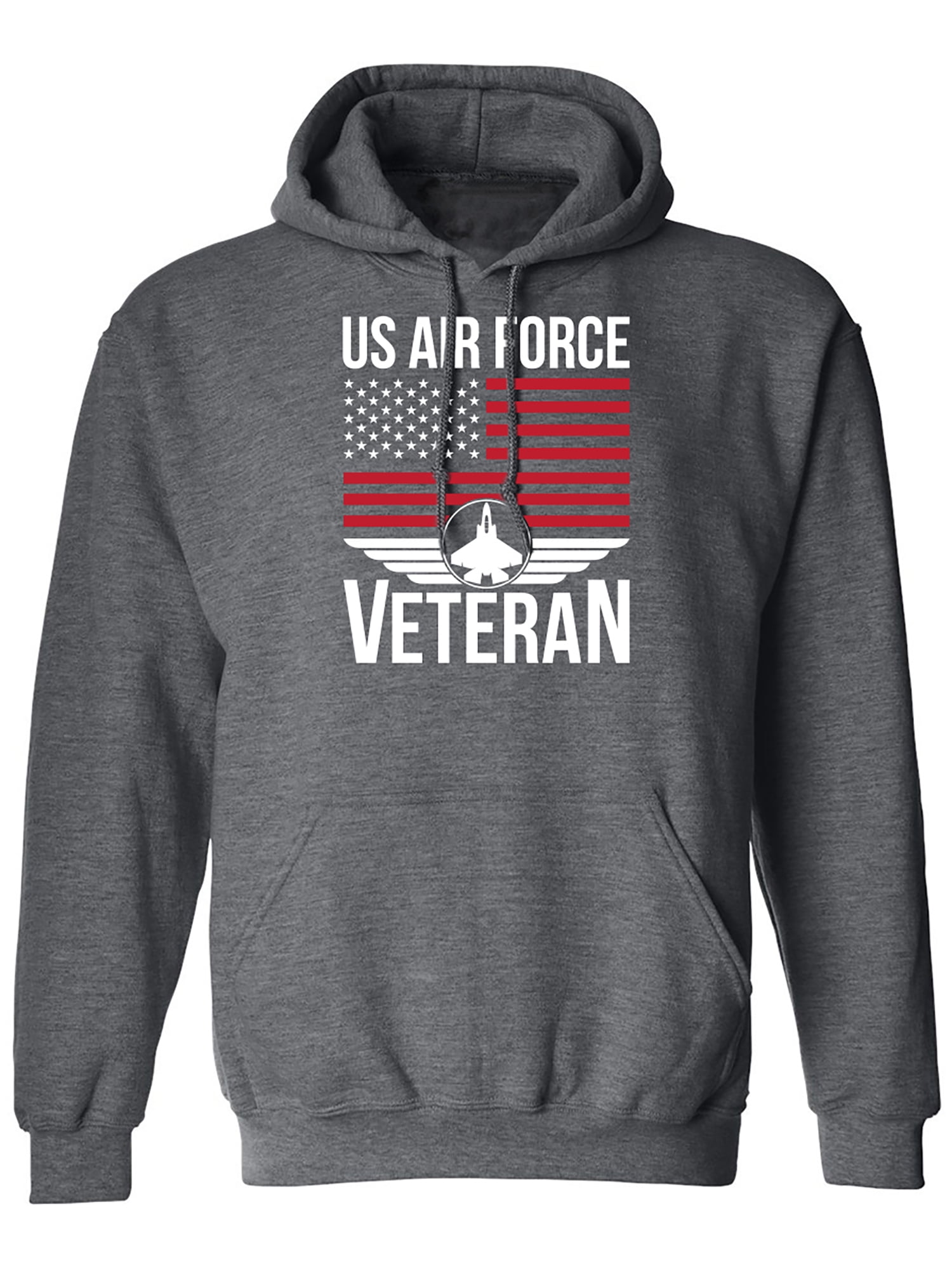 US Air Force Veteran Flag Adult Hooded Sweatshirt