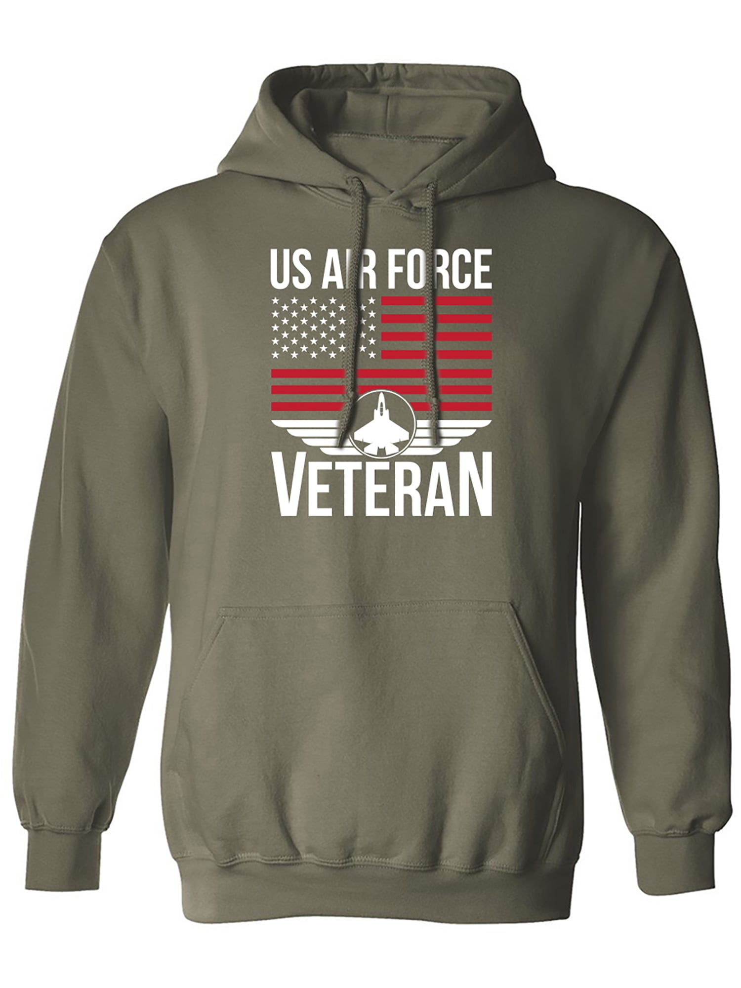 US Air Force Veteran Flag Adult Hooded Sweatshirt